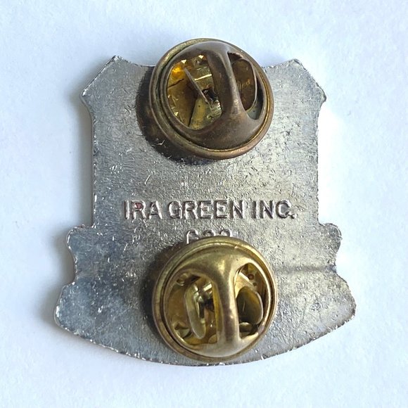 Vintage US Army Transportation Center School Unit Crest DUI DI Enamel Pin 1.1” - Picture 5 of 5